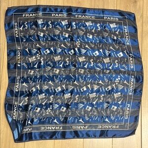 Paris France Slik Scarf